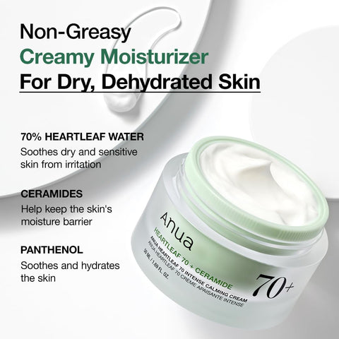 Heartleaf 70 Intense Calming Cream - 50ml