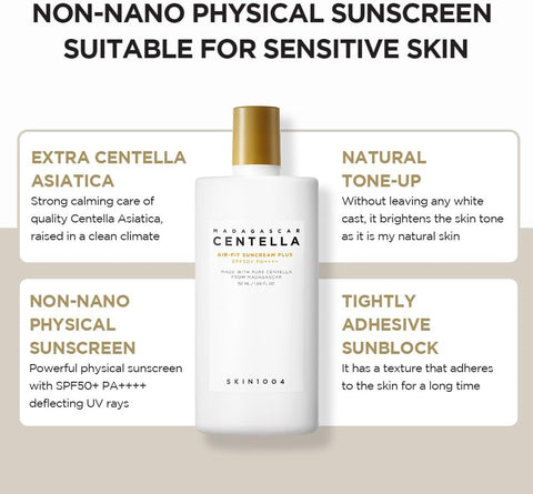 Madagascar Centella Air-Fit Suncream Plus (SPF50+ PA++++) - 50ml