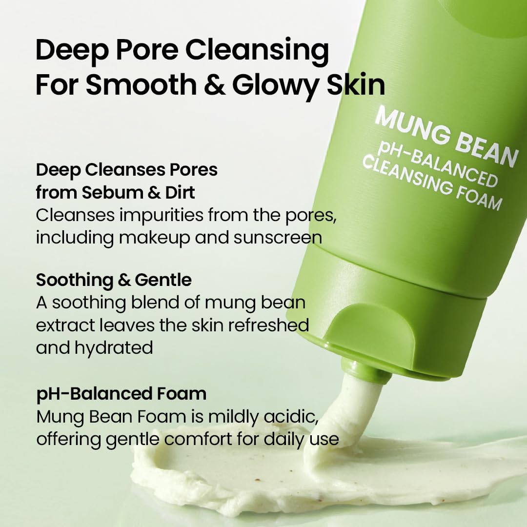 Mung Bean pH-Balanced Cleansing Foam - 160ml
