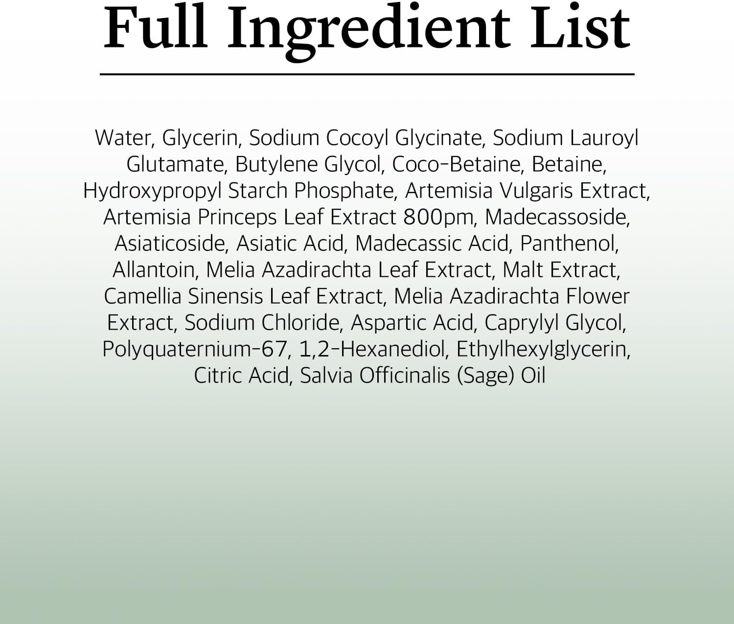 Mugwort Calming Cleanser - 150ml