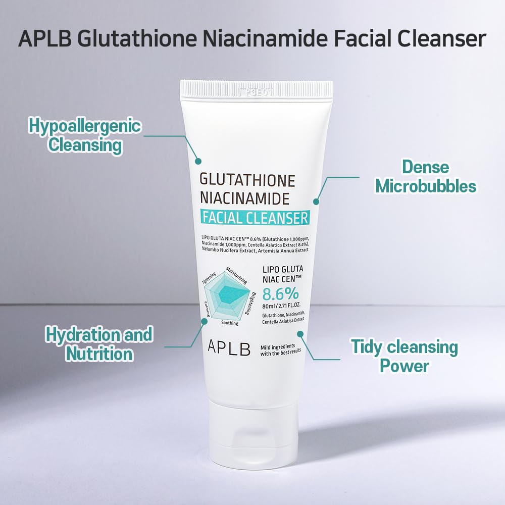 Glutathione Niacinamide Facial Cleanser - 80ml