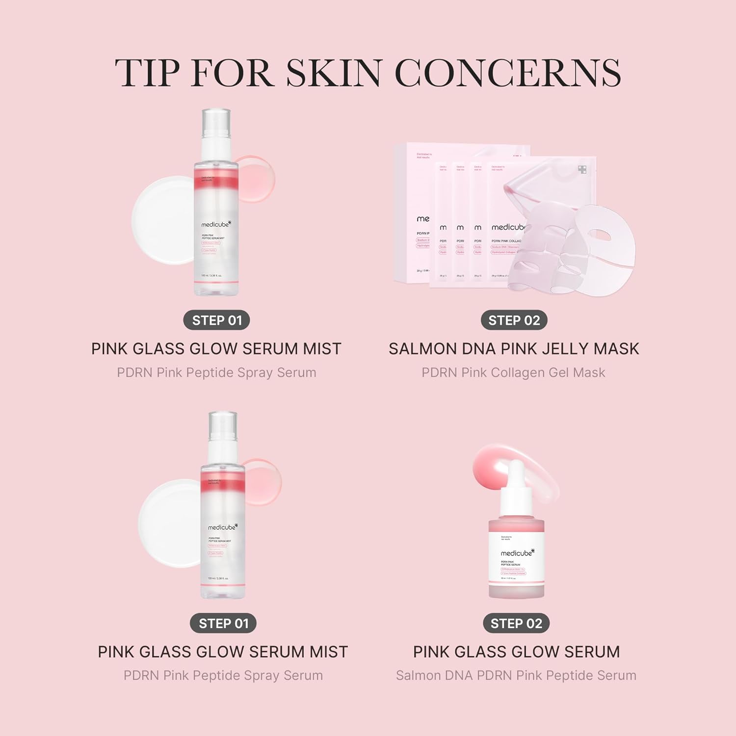 PDRN Pink Glutathione Serum Mist - 100ml