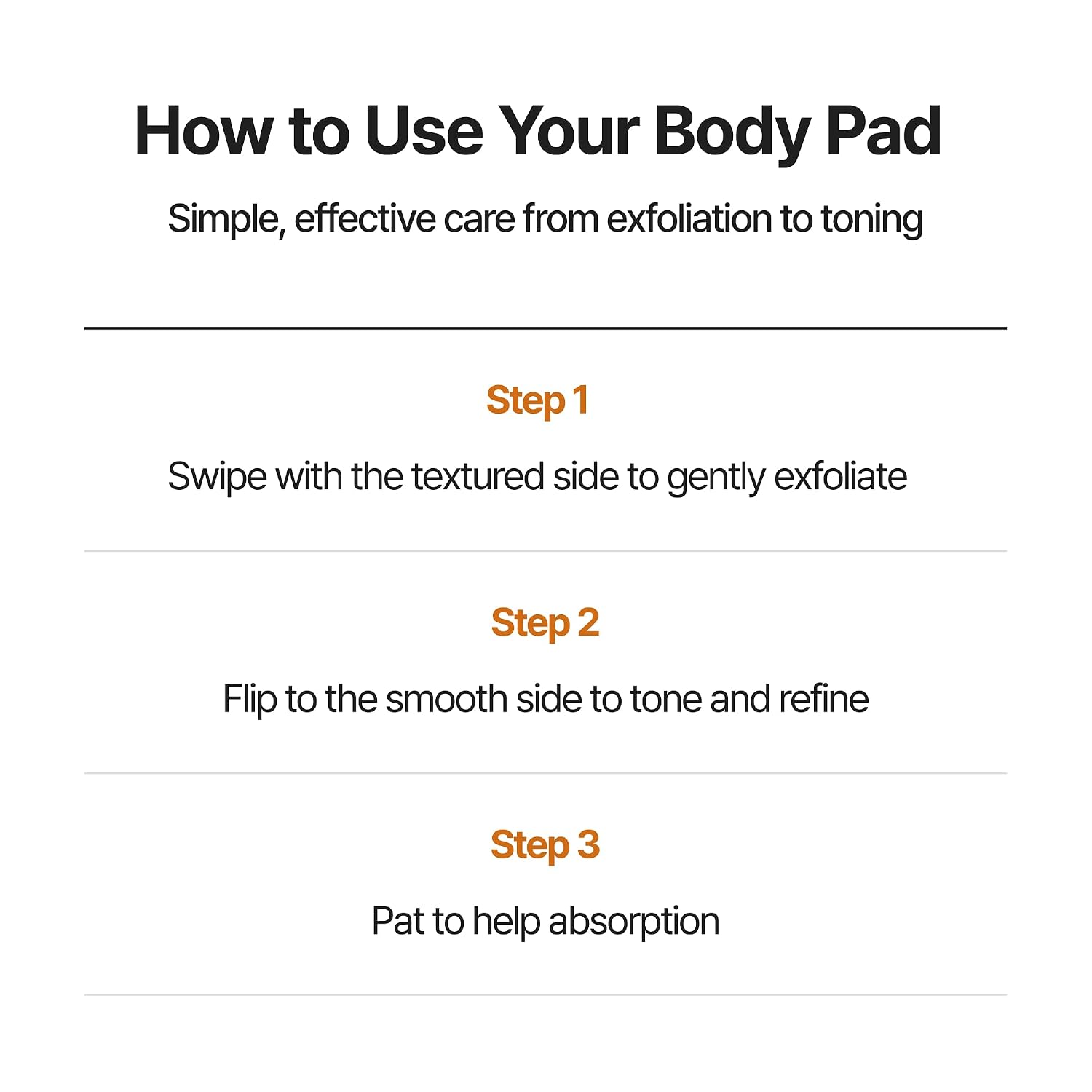 TXA Body Clarifying Pad - 50 Pads