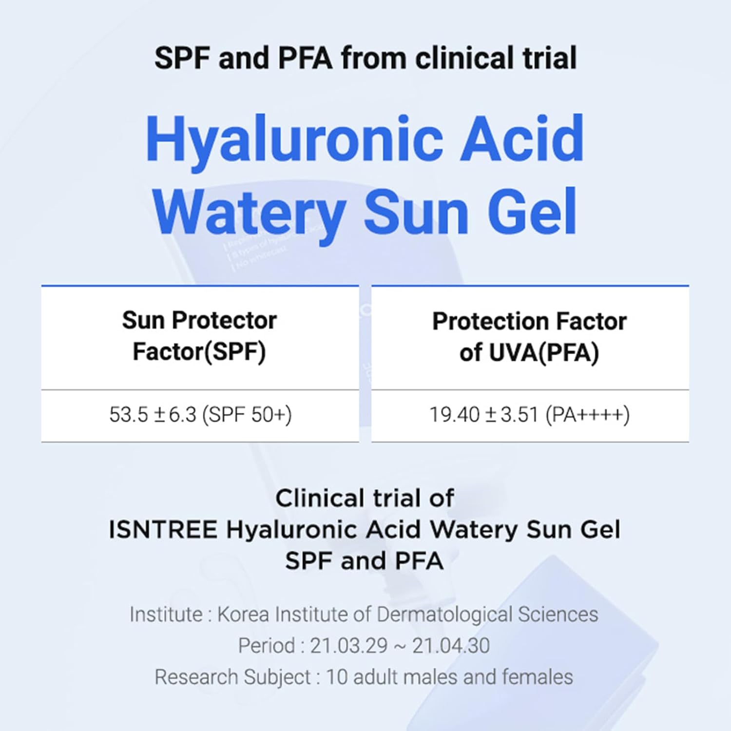 Hyaluronic Acid Watery Sun Gel - 50ml
