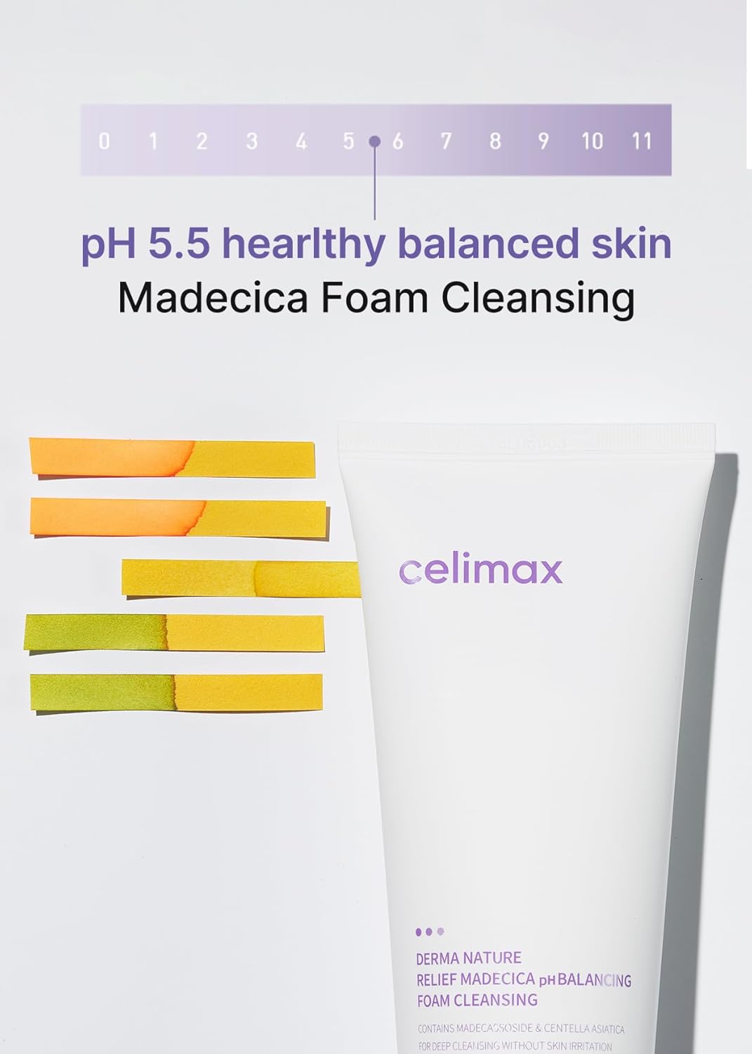 Derma Nature Relief Madecica pH Balancing Foam Cleansing - 150ml