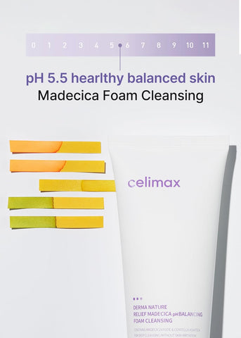Derma Nature Relief Madecica pH Balancing Foam Cleansing - 150ml