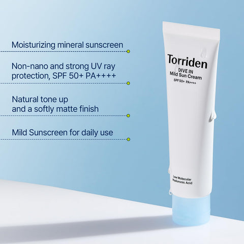 DIVE-IN Mild Sun Cream SPF50+ PA++++ - 60ml