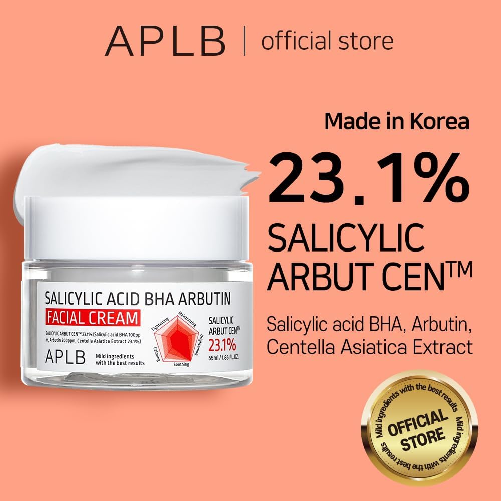 Salicylic Acid BHA Arbutin Facial Cream - 55ml
