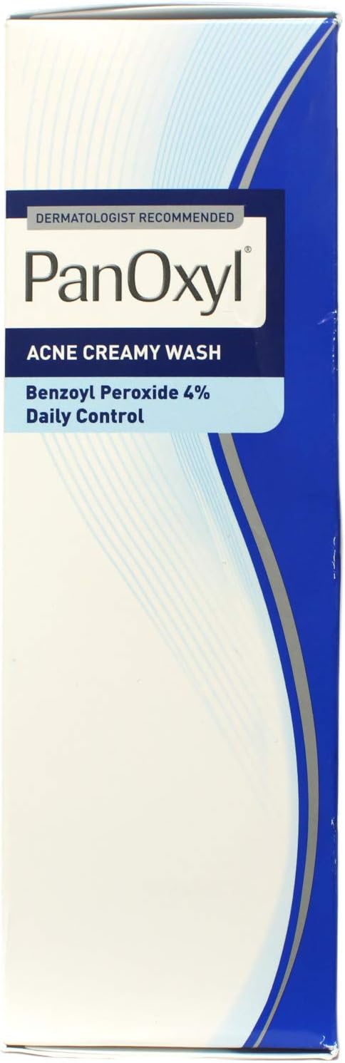 PanOxyl - 4 acne cream wash 4% Benzoyl Peroxide 6 Oz