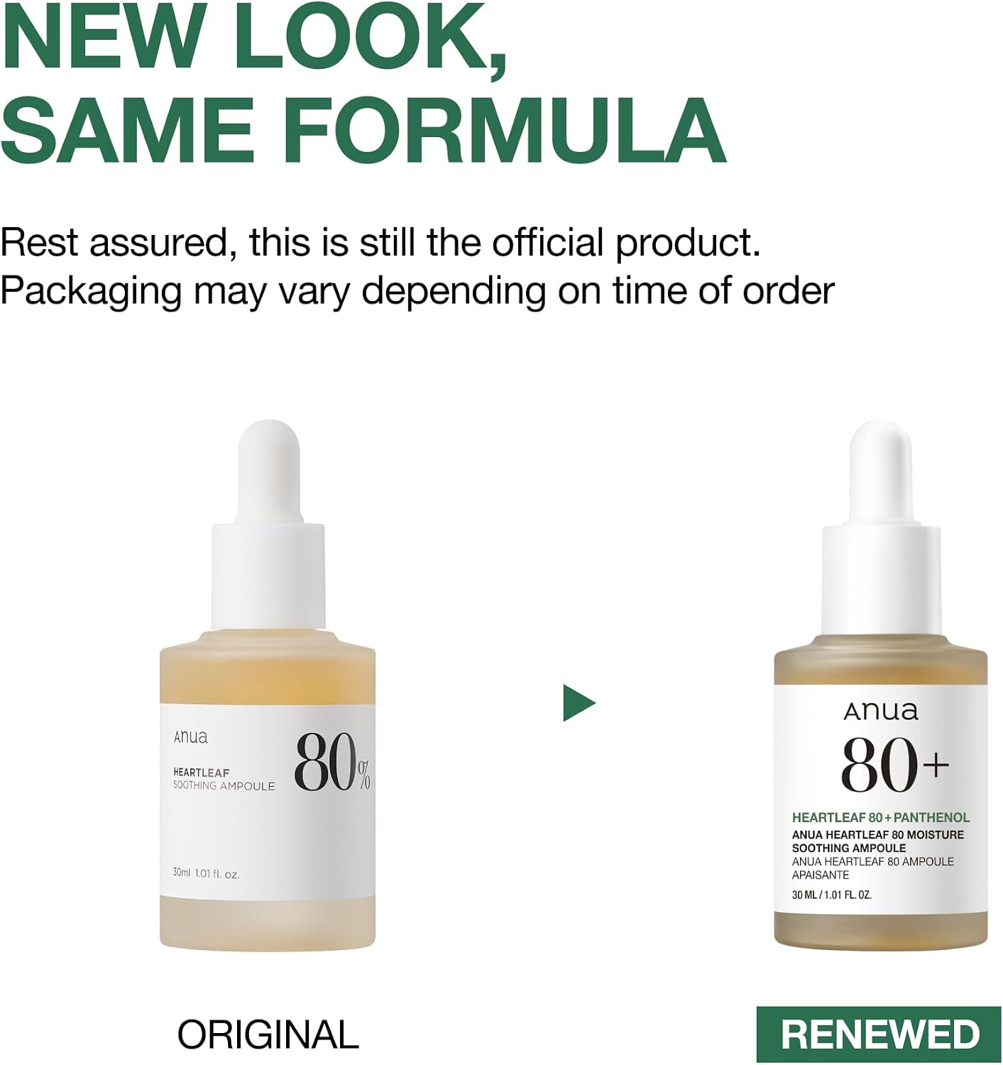 Heartleaf 80 Moisture Soothing Ampoule - 30ml
