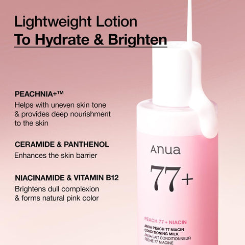 Peach 77 Niacin Conditioning Milk - 150ml