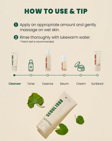 SEOUL 1998 Cleansing Foam: Pine Cica 1%+ Probiotics - 150ml