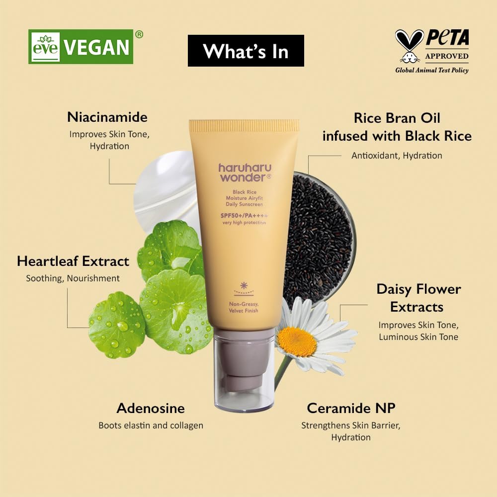 Black Rice Moisture Airyfit Daily Sunscreen - 50ml