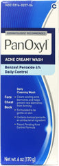 PanOxyl - 4 acne cream wash 4% Benzoyl Peroxide 6 Oz