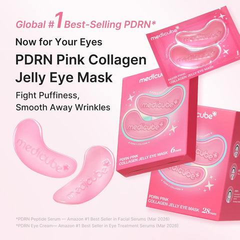 PDRN Pink Collagen Jelly Eye Mask - 6 Pairs