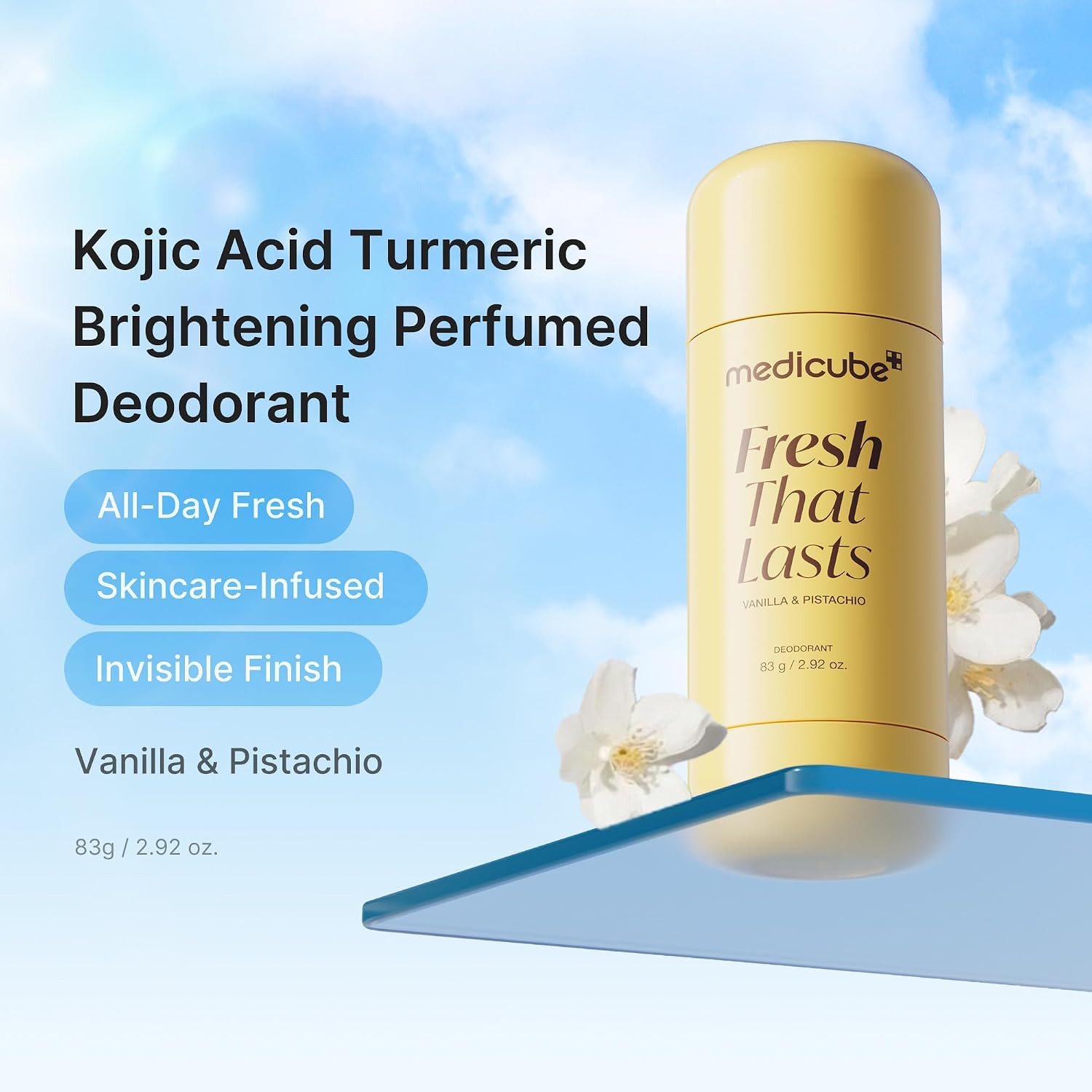 Fresh That Lasts Vanilla & Pistachio Deodorant - 83g