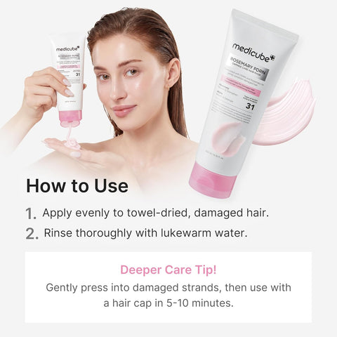 Rosemary PDRN Damage Care Hair Mask - 200ml
