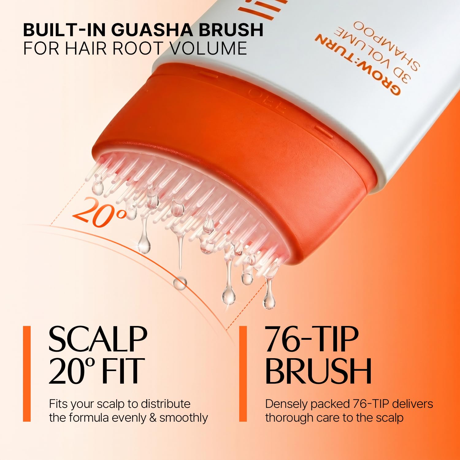 3D Volume Brush Shampoo - 200ml