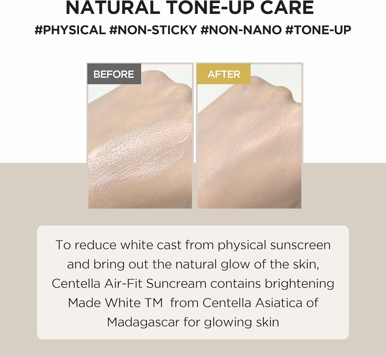 Madagascar Centella Air-Fit Suncream Plus (SPF50+ PA++++) - 50ml