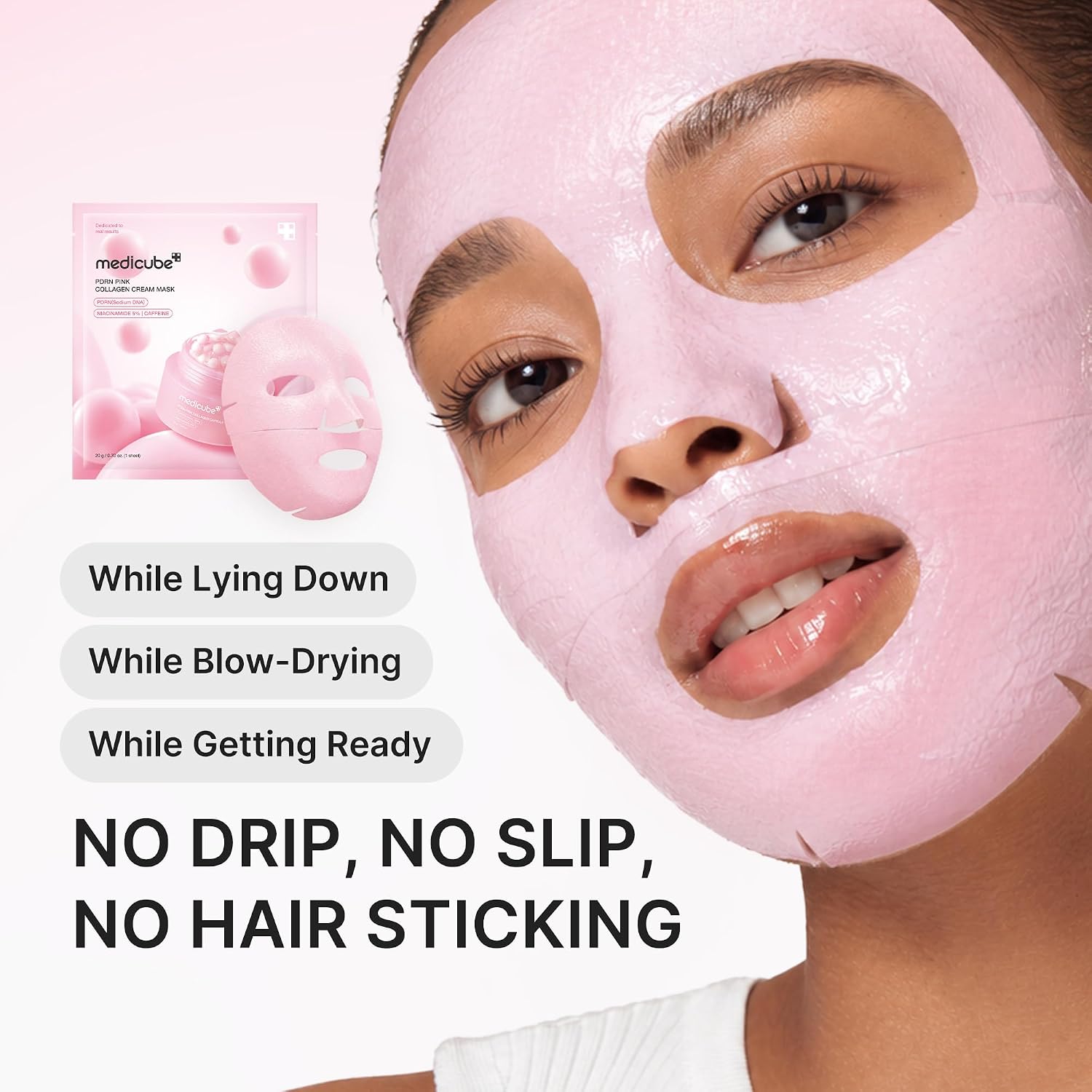 PDRN Pink Collagen Cream Mask - 4ea