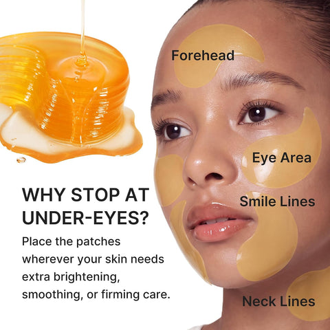 Kojic Acid Turmeric Retinal Eye & Face Patch - 60 Patches