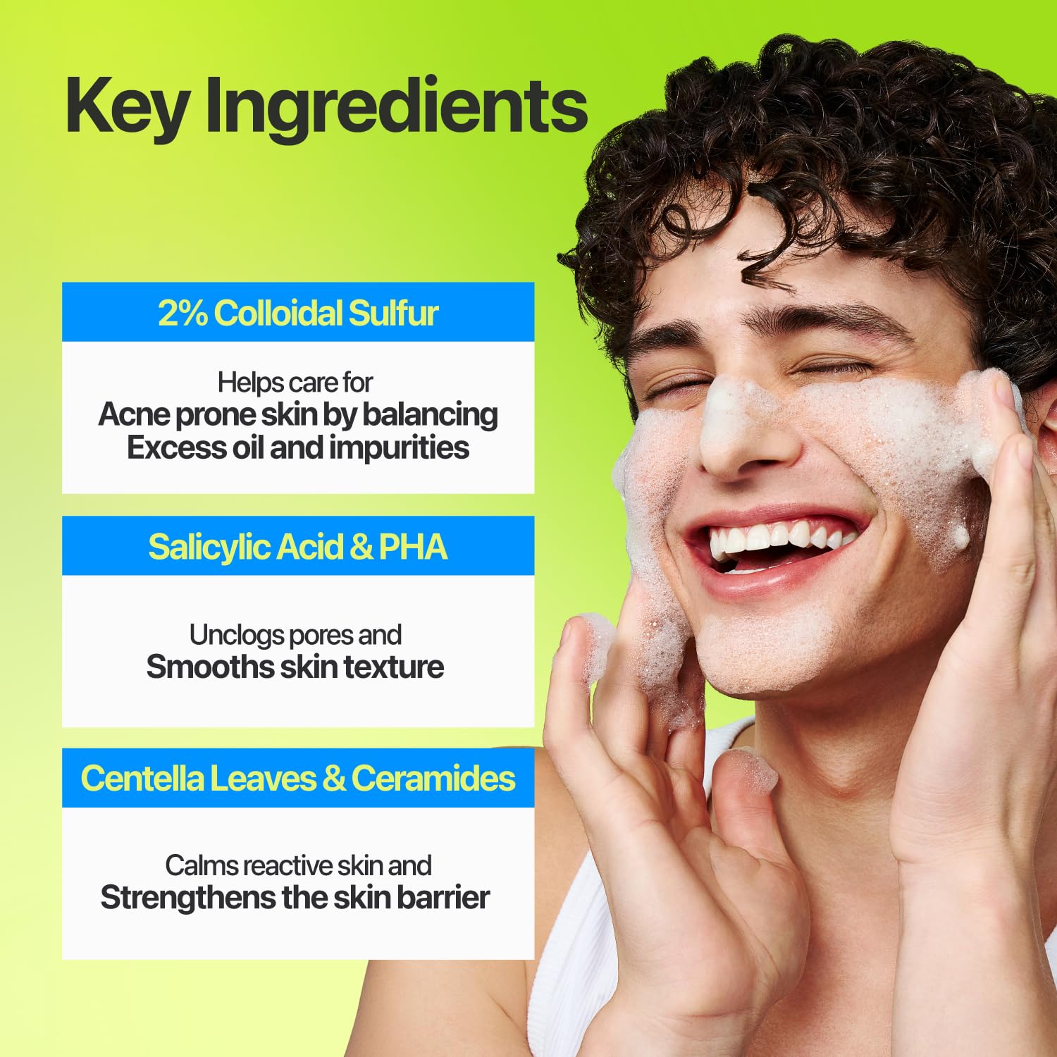 Zero Blemish Clarifying 2% Sulfur Cleansing Foam - 150ml