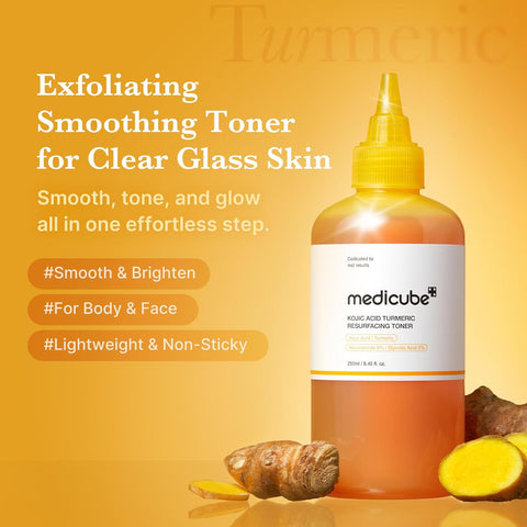 Kojic Acid Turmeric Resurfacing Toner - 250ml