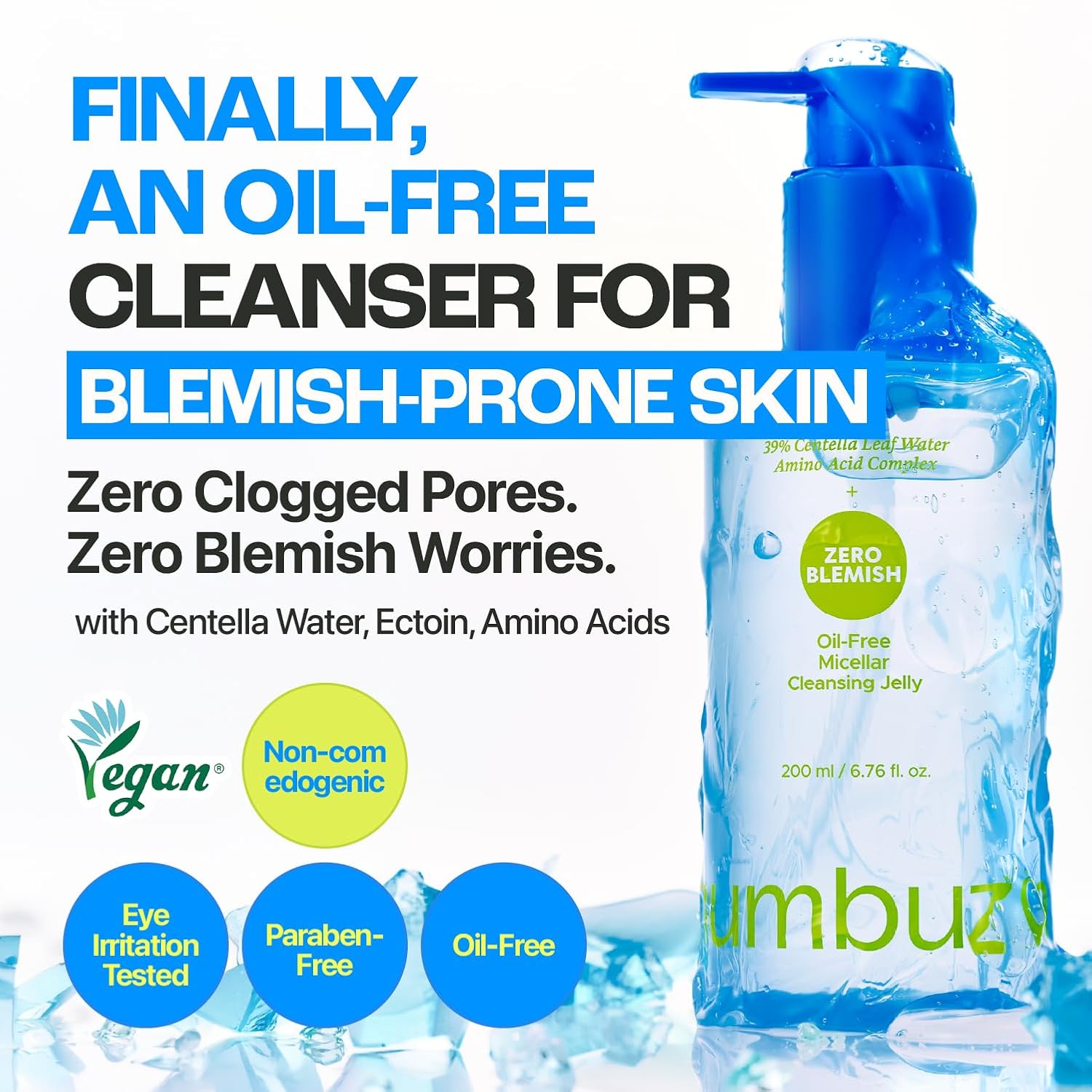Zero Blemish Oil-Free Micellar Cleansing Jelly - 200ml