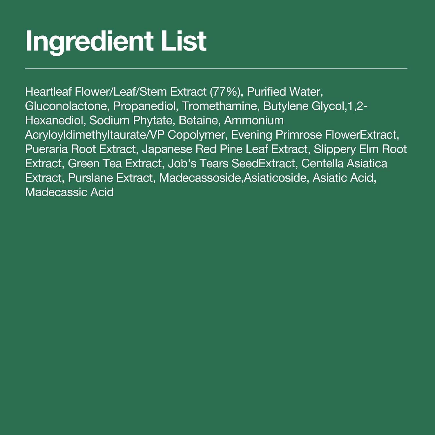 Heartleaf 77% Toner Pad - 160ml