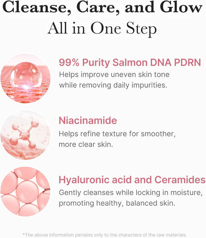 PDRN Pink Niacinamide Whip Cleanser - 120g-Medicube-Noura Skincare