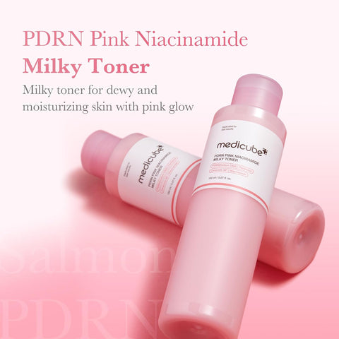 PDRN Pink Niacinamide Milky Toner - 150ml-Medicube-Noura Skincare