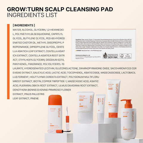 Exosome Scalp Cleansing Toner Pad - 15 Pads / 55ml