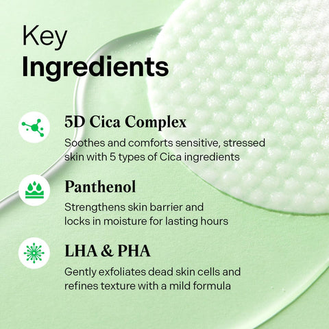 BALANCEFUL Cica Toner Pad - 60EA / 180ml