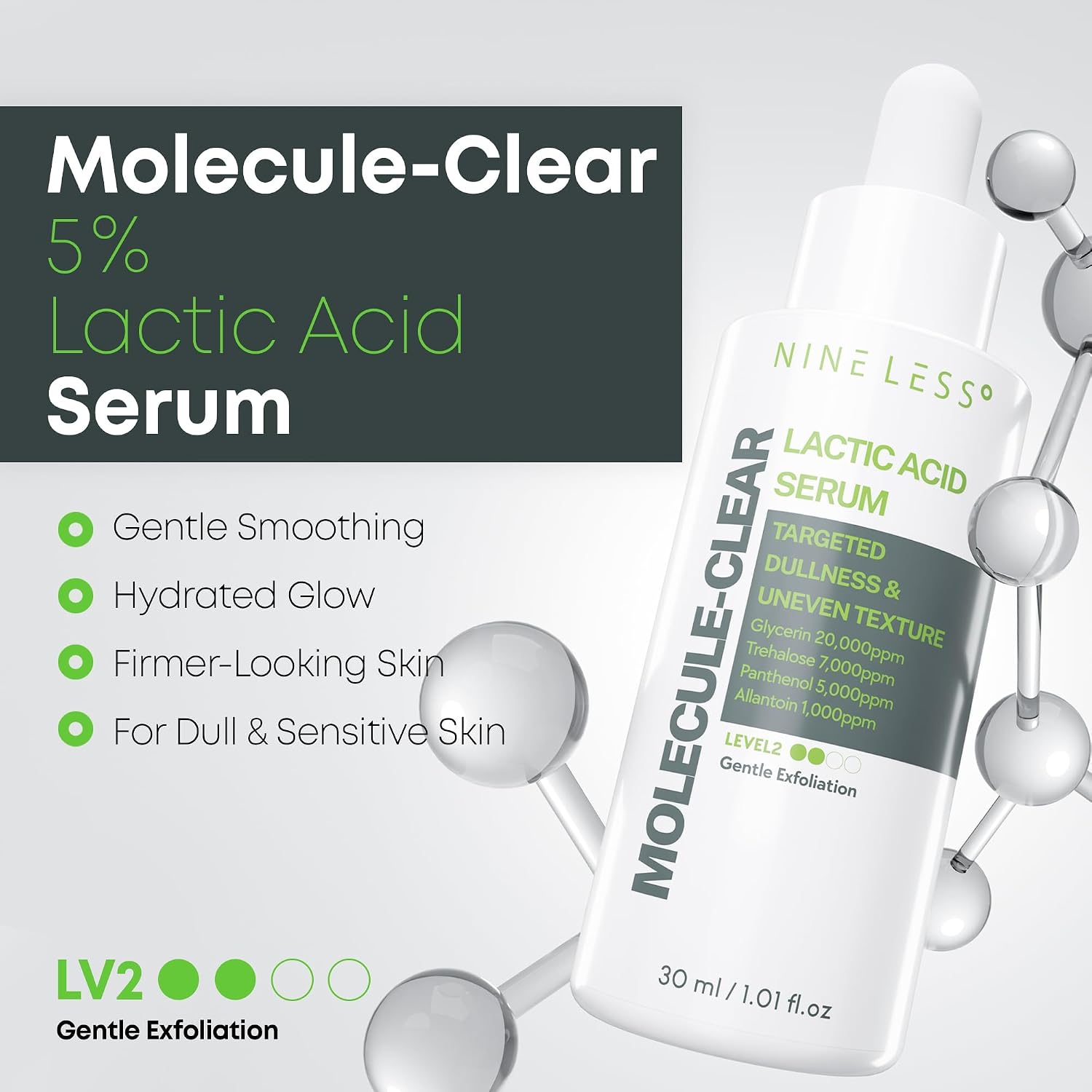 Molecule-Clear 5% Lactic Acid Serum - 30ml