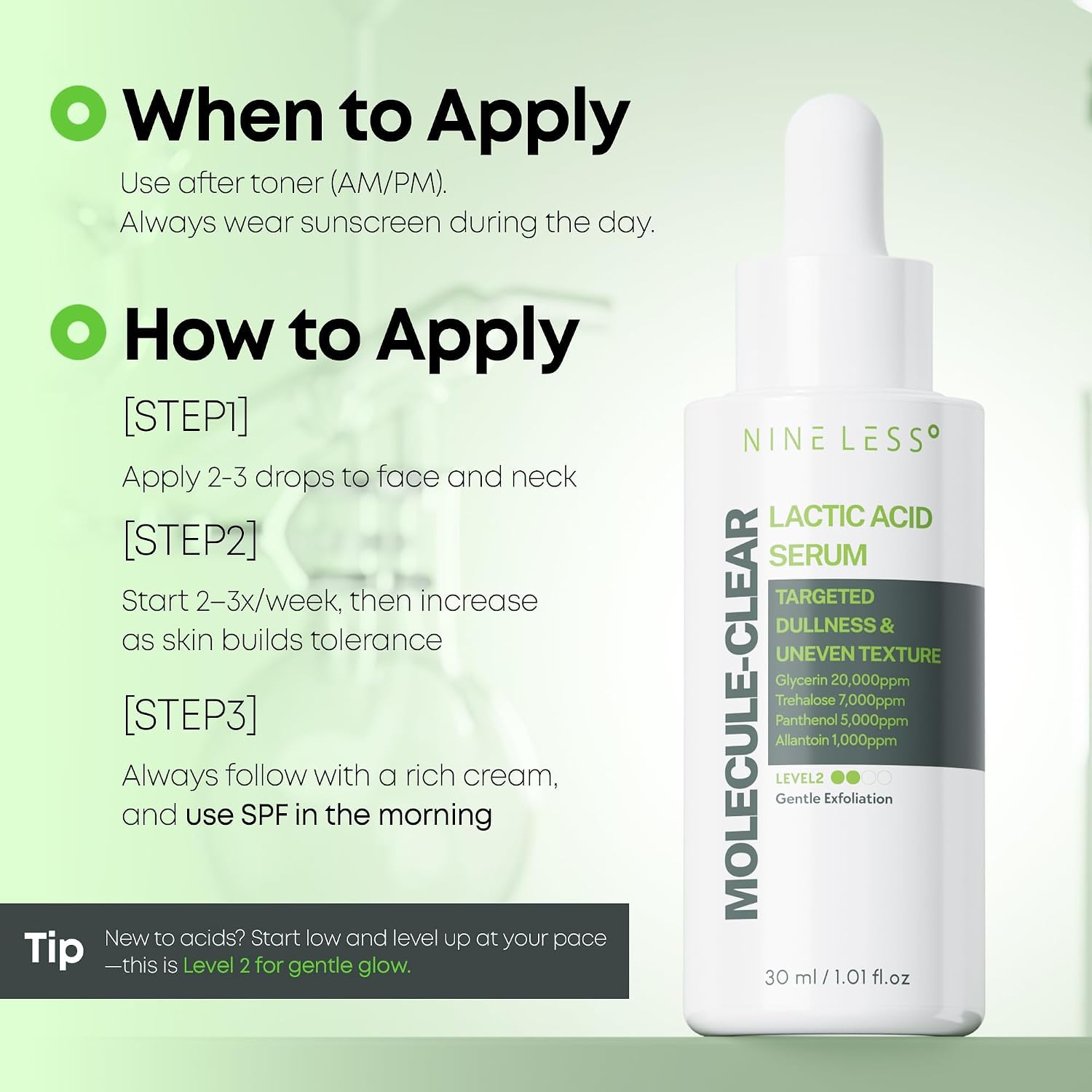 Molecule-Clear 5% Lactic Acid Serum - 30ml