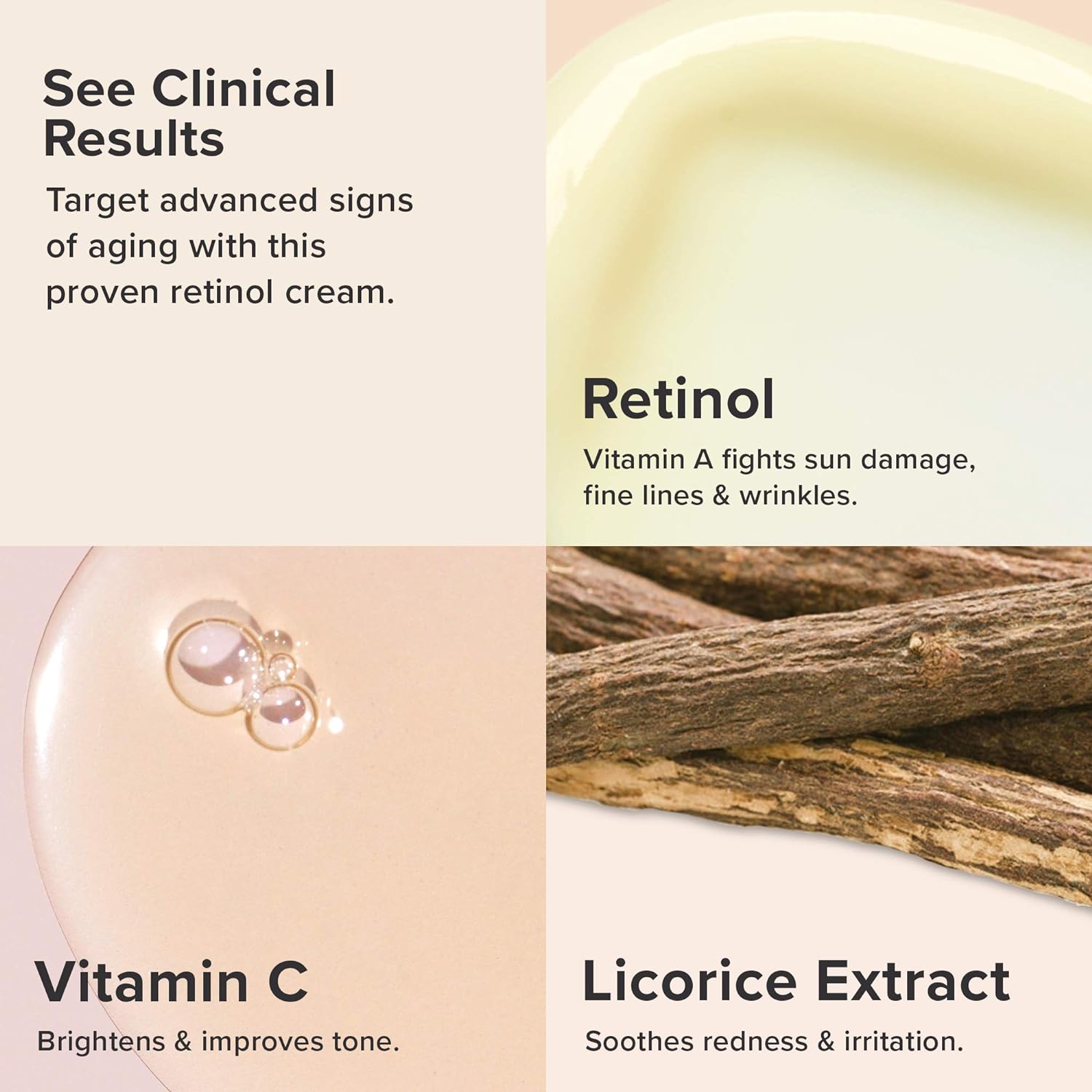 PAULA'S CHOICE CLINICAL 1% Retinol Treatment Cream | Peptides, Vitamin C & Licorice Extract