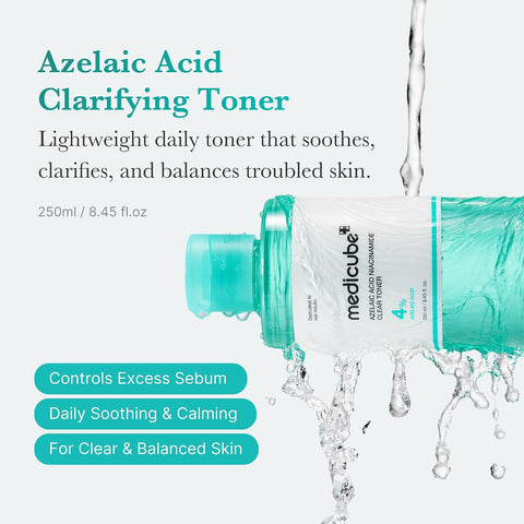Azelaic Acid Niacinamide Clarifying Toner - 250ml