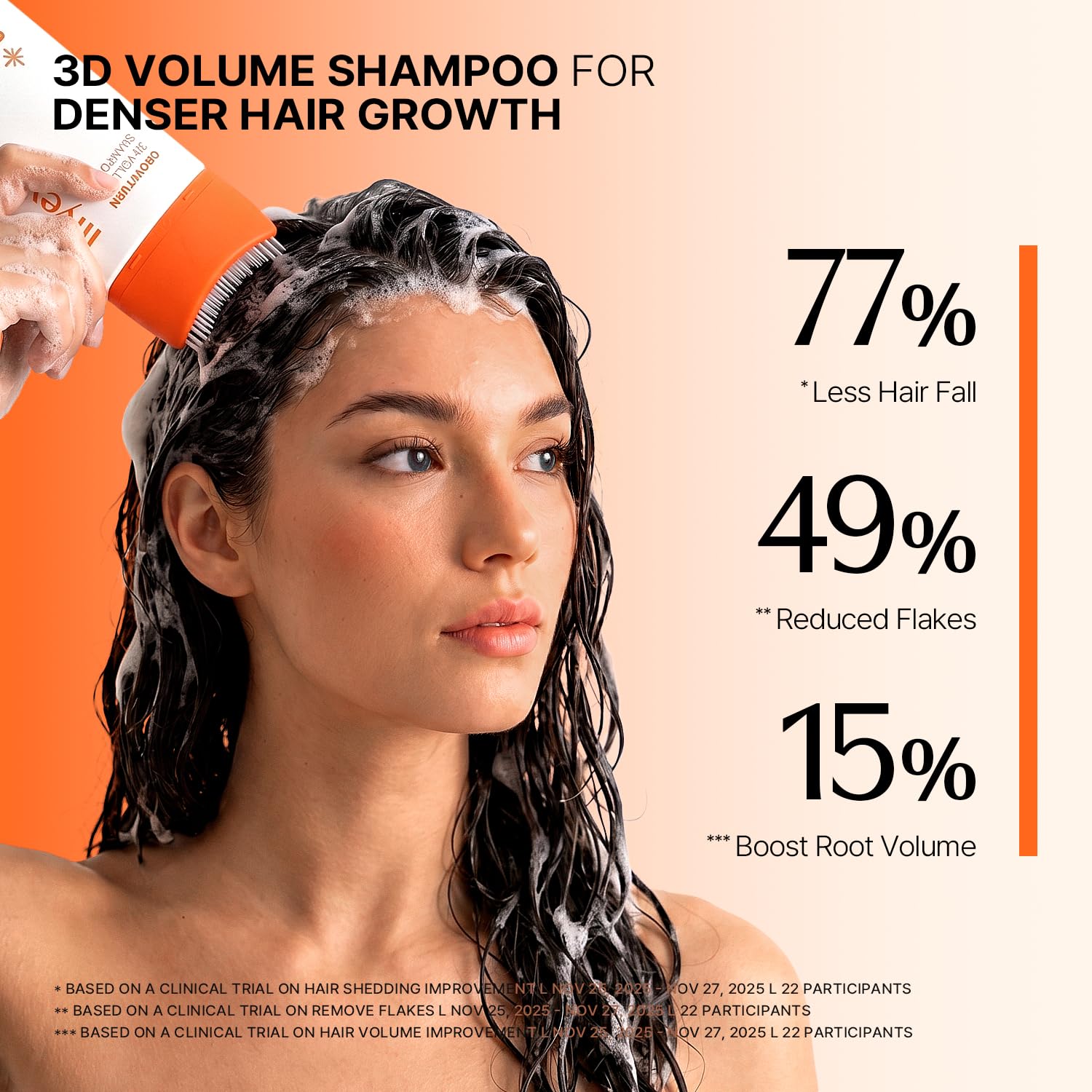 3D Volume Brush Shampoo - 200ml