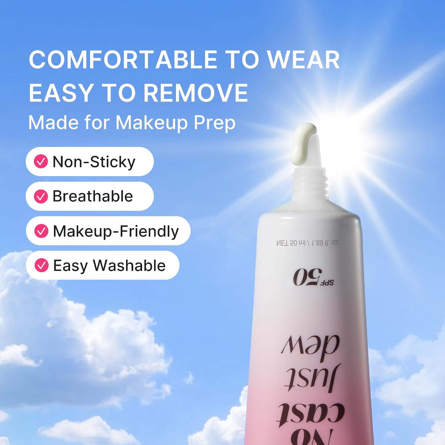 No Cast Just Dew PDRN Hydrating UV Serum SPF50 - 50ml