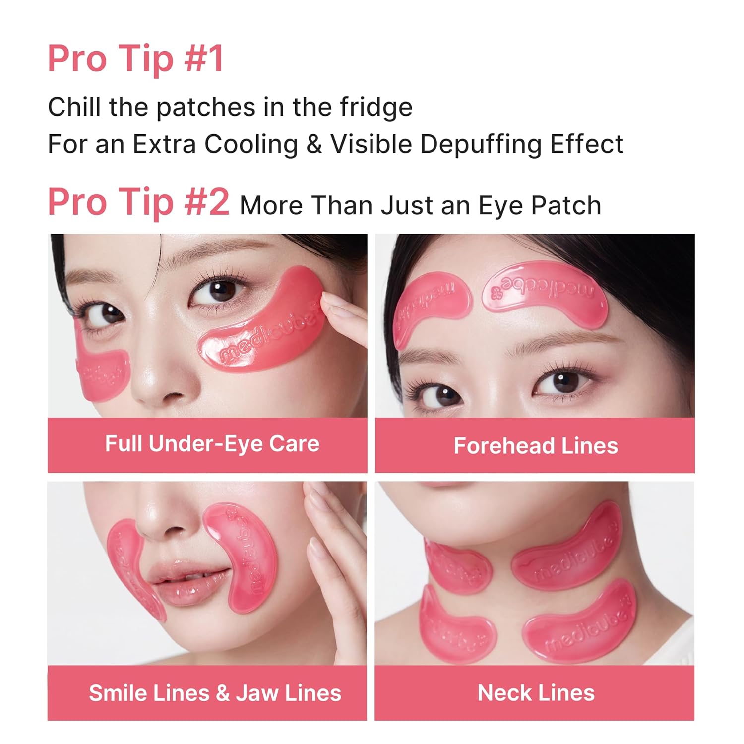 PDRN Pink Collagen Jelly Eye Mask - 6 Pairs