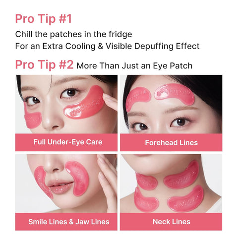 PDRN Pink Collagen Jelly Eye Mask - 6 Pairs