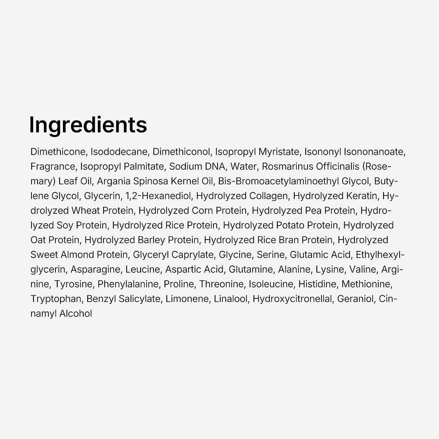 Rosemary PDRN Silk Hair Oil - 100ml