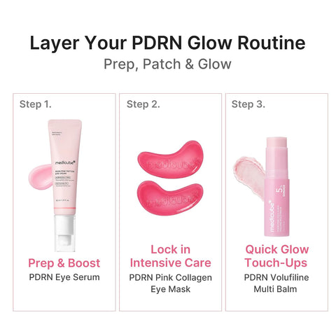 PDRN Pink Collagen Jelly Eye Mask - 6 Pairs