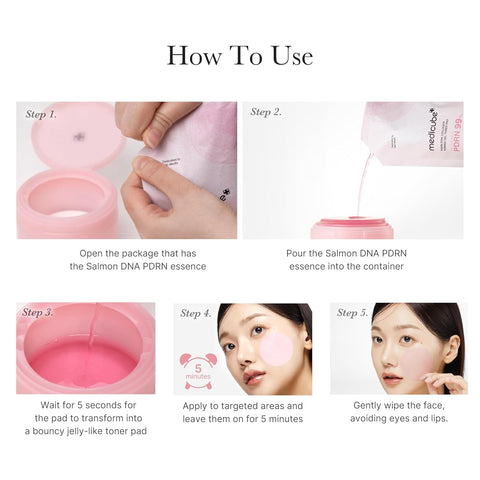 PDRN Pink Collagen Toning Gel Toner Pad - 70 Pads