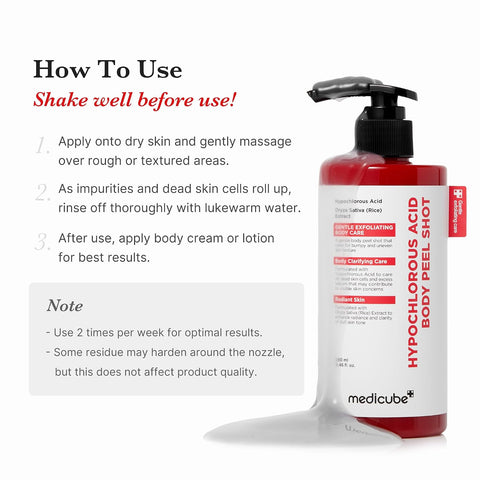 Hypochlorous Acid Body Peel Shot - 280ml