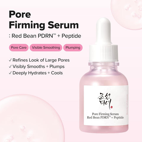 Pore Firming Serum : Red Bean PDRN™ + Peptide - 30ml