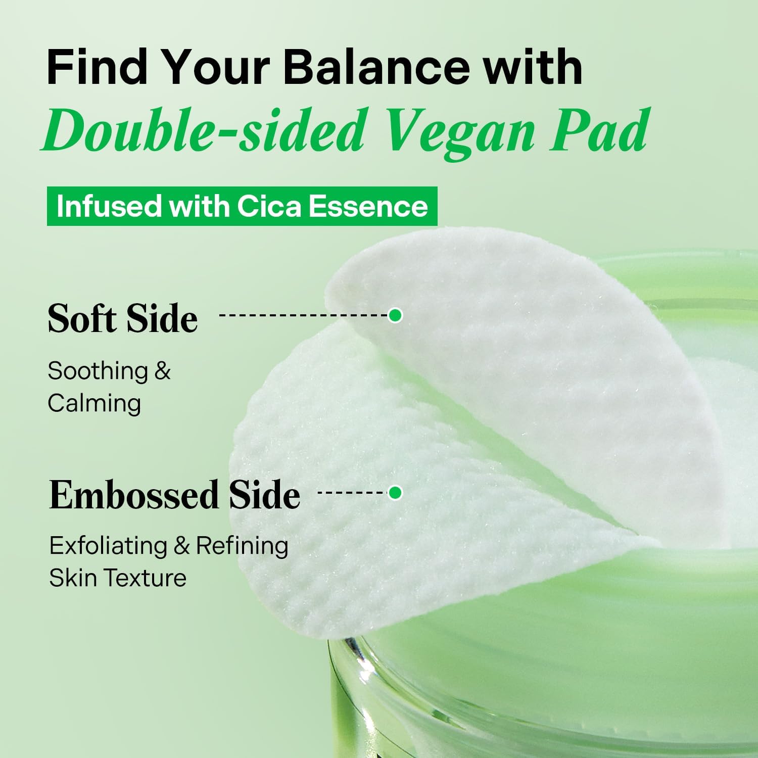 BALANCEFUL Cica Toner Pad - 60EA / 180ml
