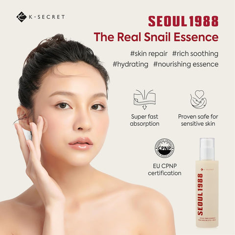 SEOUL 1988 Essence: Snail Mucin 97% + Rice