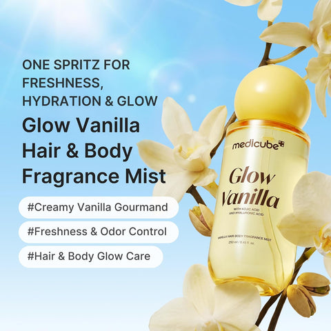 Glow Vanilla Hair & Body Fragrance Mist - 100ml