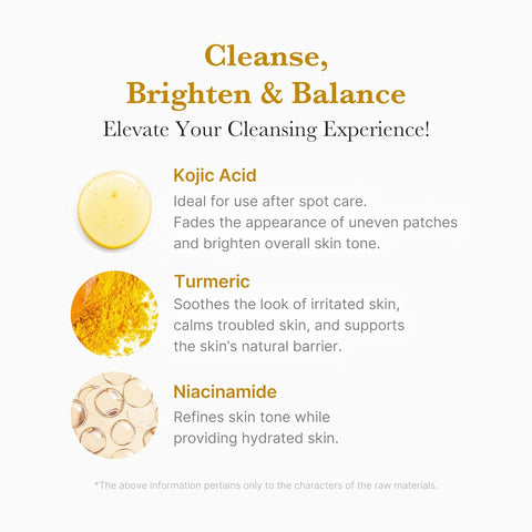 Kojic Acid Turmeric Toning Cleanser - 120g